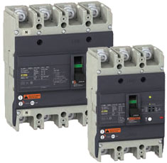 Дифференциальные автоматические выключатели(автоматы) Schneider Electric EasyPact EZCV250H 36 кА