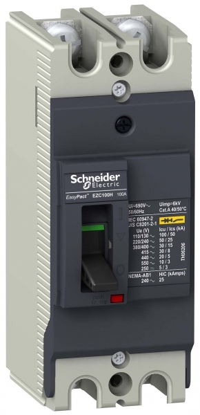 Автоматический выключатель Schneider Electric EasyPact TVS EZC100H2020