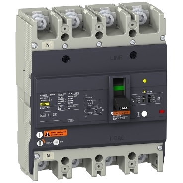 Дифференциальный автоматический выключатель Schneider Electric EasyPact EZCV250H4175