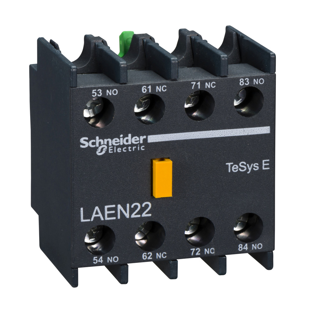 Блок-контакт LAEN22 для контакторов Schneider Electric LC1E