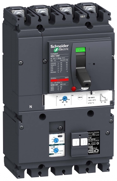 Дифференциальный автоматический выключатель VigiCompact NSX100F LV429947 Schneider Electric
