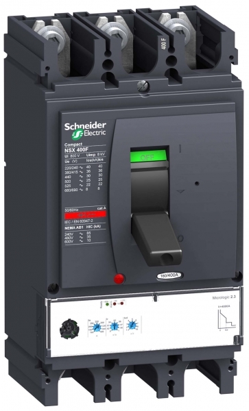 Автоматический выключатель Schneider Electric Compact NSX400F артикул LV432682
