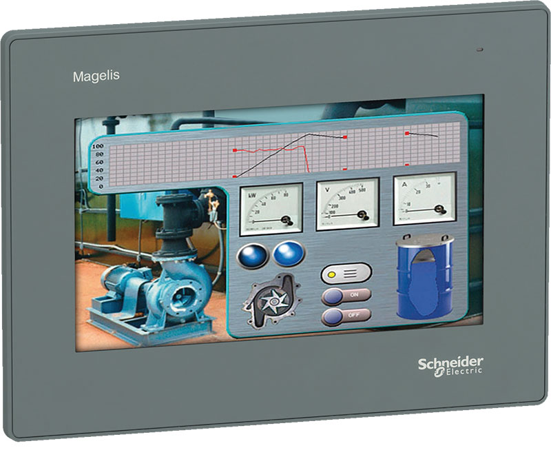 Новые панели Schneider Electric Magelis Easy HMIGXU