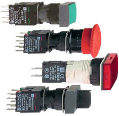 Кнопки, переключатели и сигнальные лампы Schneider Electric Harmony XB6 16 мм